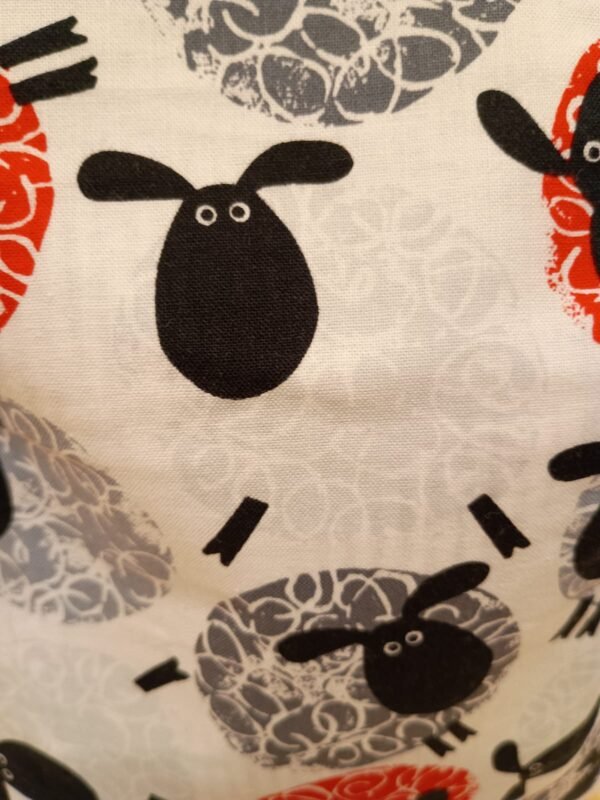 Bolsos para manualidades "Ovejitas rojas"