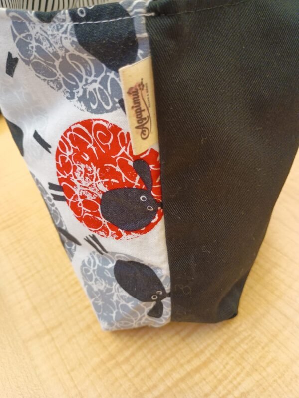 Bolsos para manualidades "Ovejitas rojas"