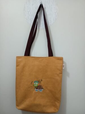 Bolso ecocuero - amarillo