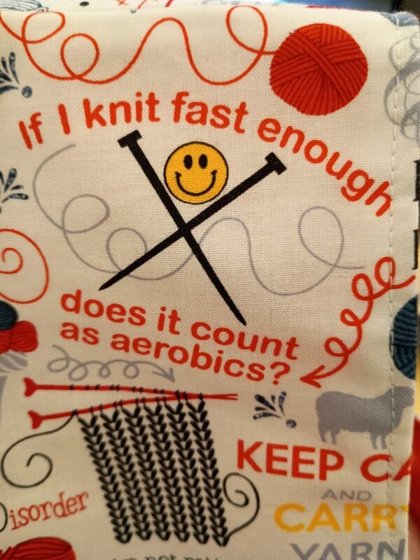 Bolso para manualidades "Knit happens"