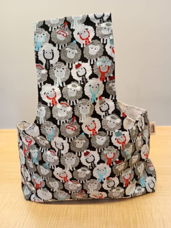 Bolsos para manualidades "Ovejitas con bufanda"