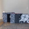 Estuche "Flowers in black & white"