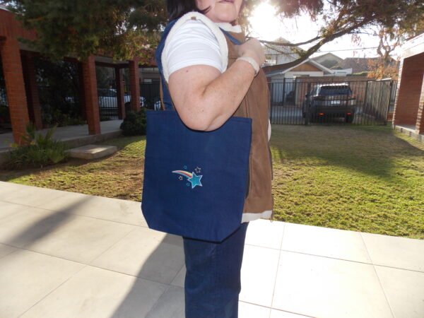 Bolso denim azul - Estrella