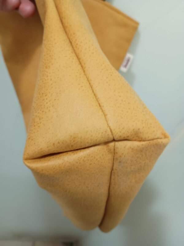 Bolso ecocuero - amarillo