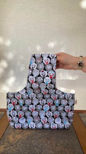 Bolsos para manualidades "Ovejitas con bufanda"