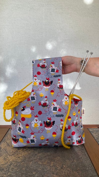 Bolso para manualidades "Gallinitas"
