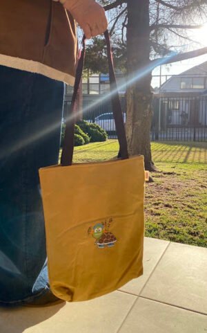 IMG_7570 Bolso ecocuero - amarillo