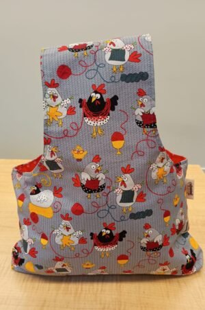 Bolso para manualidades "Gallinitas"