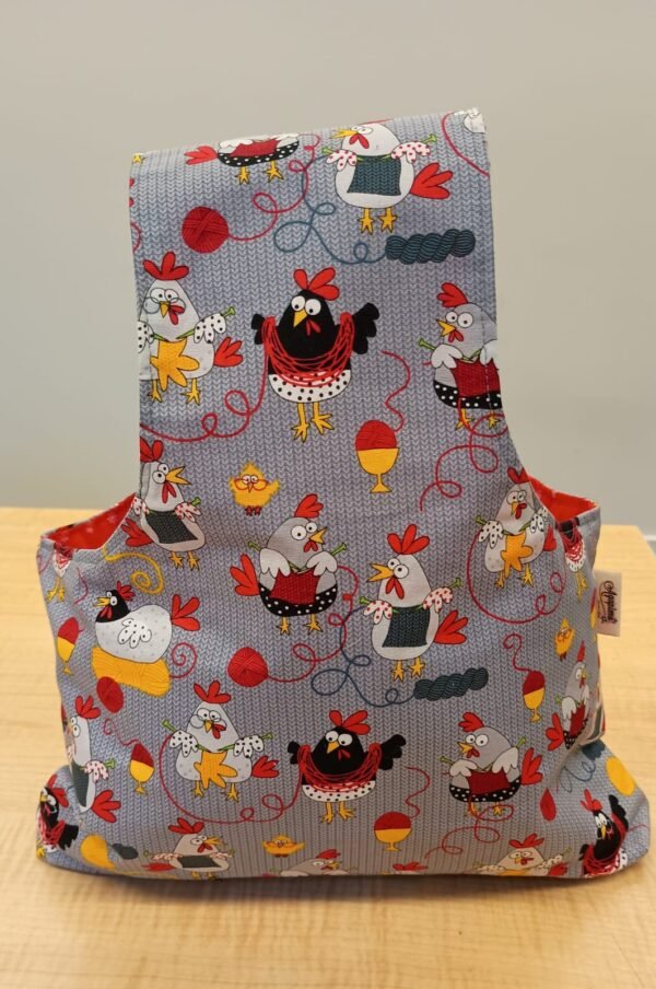 Bolso para manualidades "Gallinitas"