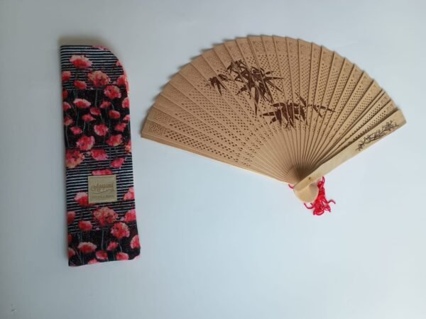 Funda abanico Amapolas