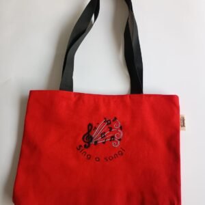 Bolso lona "Sing a song"