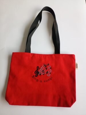 Bolso lona "Sing a song"