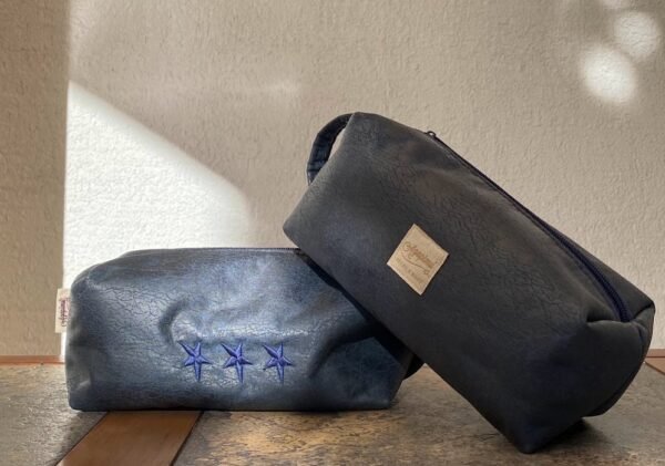 Estuche de viaje azul