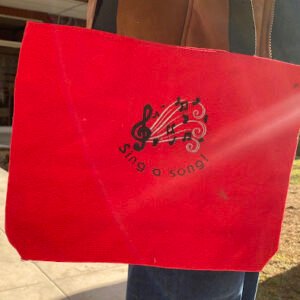 Bolso lona "Sing a song"