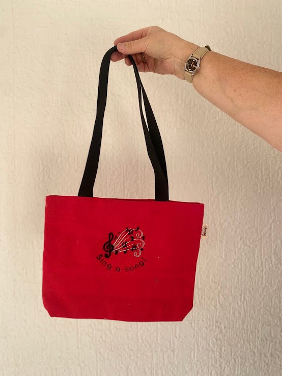 Bolso lona "Sing a song"